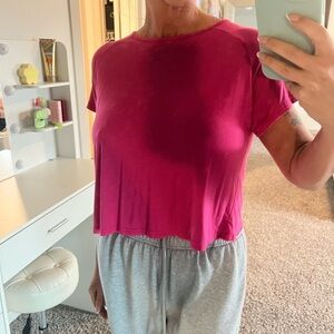Hot Pink Athletic Top